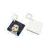 Sublimation Double-Sided Blank MDF Keychains LS-ZXFQ-PW0001-045-6
