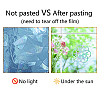 Gorgecraft Waterproof PVC Colored Laser Stained Window Film Adhesive Stickers DIY-WH0256-053-8