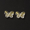 Two Tone Transparent Spray Painted Glass Beads GLAA-Q092-04-A01-2