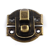 Wooden Box Lock Catch Clasps IFIN-R203-47AB-2