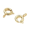Brass Spring Ring Clasps KK-CBA1AE8-05A-G-2