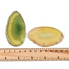 Natural Agate Slices Big Pendants G-E022-1-5