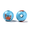 Natural Wood European Beads WOOD-S059-01J-2