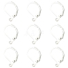 100Pcs Brass Leverback Earring Findings KK-YW0003-37S-1