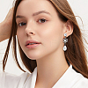 304 Stainless Steel Stud Earring Findings EJEW-SP0001-17K-6