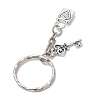 4Pcs Valentine's Day Theme Alloy Keychains KEYC-JKC01052-5