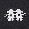 Tarnish Resistant 201 Stainless Steel Links connectors STAS-N090-T876-1-1