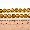 Baking Paint Transparent Glass Beads X1-DGLA-A035-T8mm-A05-5