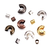Brass Crimp Tube Beads and Brass Crimp Beads Covers KK-TA0006-01-3