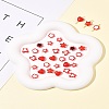 200Pcs 6 Styles Transparent & Opaque Acrylic Beads TACR-FS0001-54F-9