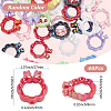 40Pcs UV Plating Acrylic Beads OACR-SP0001-84-2