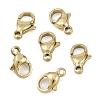304 Stainless Steel Lobster Claw Clasps STAS-D218-01G-02-1