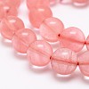 Cherry Quartz Glass Bead Strands G-G735-44-8mm-3