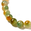 Natural Dyed White Jade Beads Strands G-M402-C04-11-3