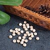Unfinished Wood Beads WOOD-PH0008-19-4