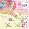 36Pcs 12 Styles Electroplate Transparent Acrylic Beads PACR-CJ0001-42-3
