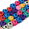 Handmade Polymer Clay Beads Strands CLAY-N008-007-1