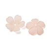 Frosted Acrylic Bead Caps AC-CBA1E6C-08A-2