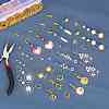 10 Pairs Brass Micro Pave Clear Cubic Zirconia Earring Hooks ZIRC-SZ0005-19A-4