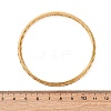 5Pcs 304 Stainless Steel Bangle Set for Women BJEW-S162-01C-G-5