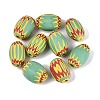 Handmade Millefiori Glass Barrel Beads LA-N002-32D-1