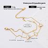 304 Stainless Steel Natural White Shell Link 2-Strand Bracelets for Women YA2054-2-1
