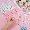 3Pcs 3 Colors Polyester Paillette Beads FIND-FG0004-82-3