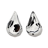 Spot Pattern Resin Cabochons LS-MRMJ-G015-06-2