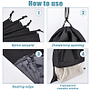 Non-woven Fabric Shoes Storage Bags with Visible Window ABAG-WH0045-13A-4