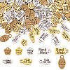   180Pcs 9 Style Tibetan Style Alloy Charms FIND-PH0009-71-1