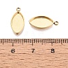 304 Stainless Steel Pendant Cabochon Component STAS-Q113-18A-G-3