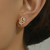 Leaf Alloy Stud Earrings ZZ8862-4