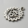 Chakra Zinc Tibetan Style Alloy Pendants LS-FIND-WH0137-05E-AS-2