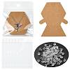 40Pcs Paper Jewelry Display Cards CDIS-FS0001-32C-1