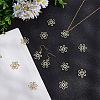 50Pcs Alloy Filigree Joiners Links FIND-GL0001-70-3