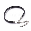 Imitation Leather Cord Bracelets BJEW-Z008-01-1
