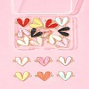 18Pcs 9 Colors Alloy Acrylic Connector Charms FIND-FS0004-33-9