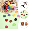 60Pcs 12 Colors Opaque Acrylic Beads OACR-PA0001-64-6