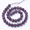 Round Amethyst Beads Strands GSR10mmC062-4