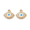 304 Stainless Steel Rhinestone Pendants STAS-N110-50A-G-1