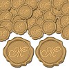 100Pcs Adhesive Wax Seal Stickers DIY-CP0009-47D-1