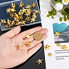 30Pcs Zinc Alloy Star Brooches FIND-FH0011-52G-3