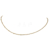 304 Stainless Steel Cable Chain Satellite Chain Necklaces for Women NJEW-JN05557-2