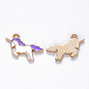 Alloy Enamel Pendants ENAM-S121-036D-1