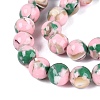 Assembled Synthetic Turquoise and Trochus Shell Beads Strands G-N369-02C-01-3