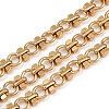 304 Stainless Steel Ring with Cube Link Chains CHS-A019-05G-1