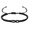 1Pc Adjustable Nylon Cord Braided Bracelets for Women Men BJEW-LP0001-31A-M-1