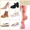 Front Foot Pad Thickened Felt Half Size Heel Pad AJEW-WH0818-010A-5