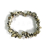 Natural Dalmatian Jasper Stretch Bracelets PW-WG56138-37-1