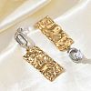 304 Stainless Steel Dangle Stud Earrings for Women EJEW-F412-01GP-02-3